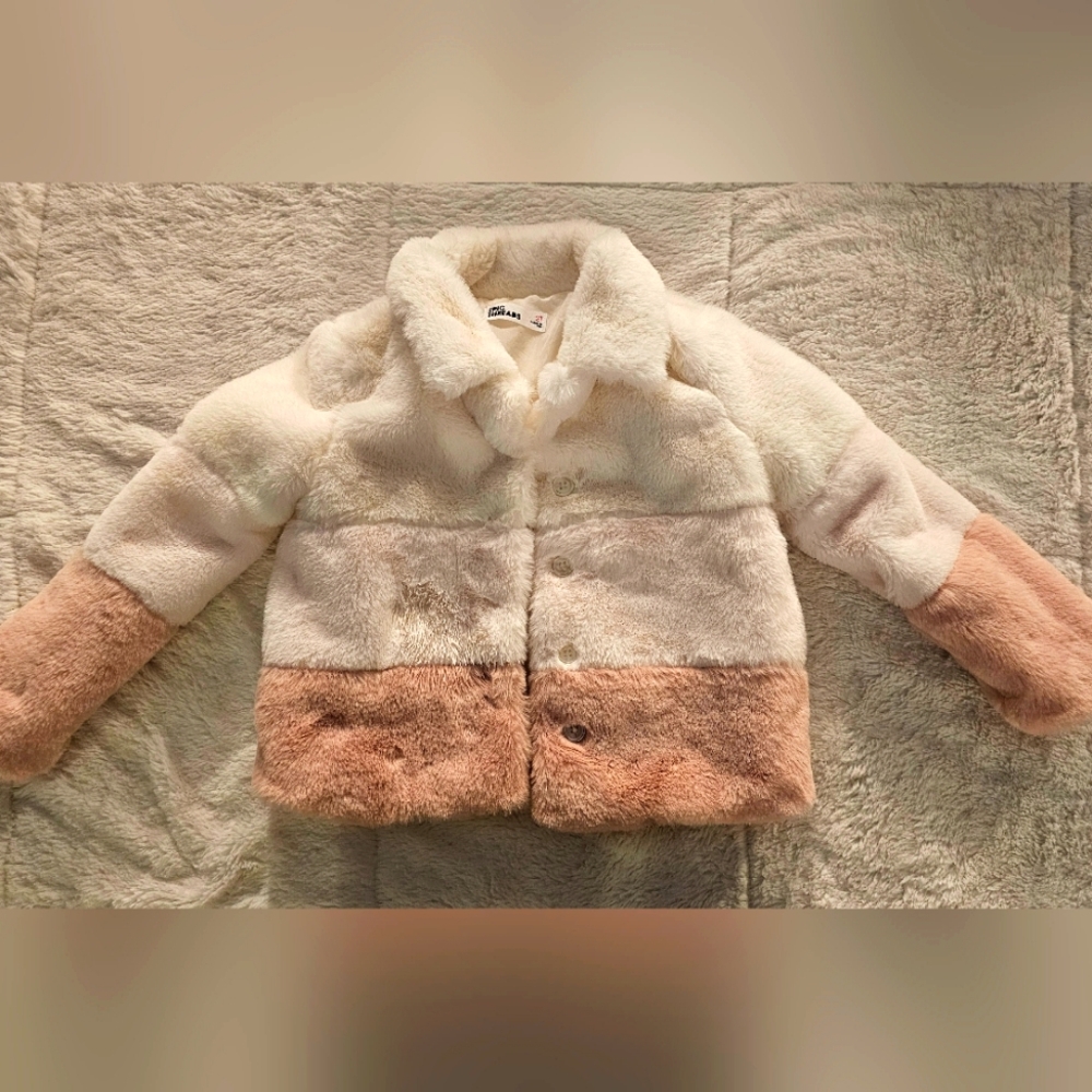NWOT 2T Epic Threads Girls Faux Fur Jacket